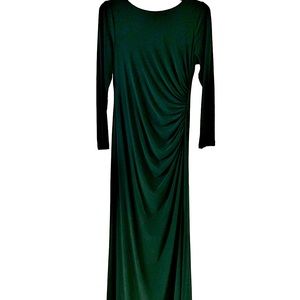 Adrianna Papell Forest Green Gown in Size 8